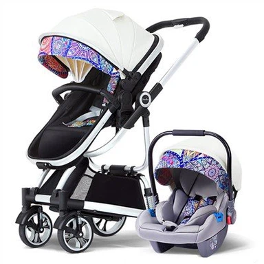 Kereta Sorong Bayi dengan Tempat Duduk Kereta