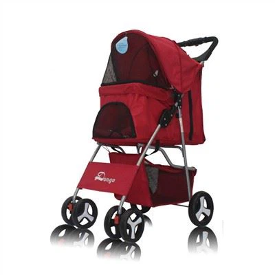 Dog Stroller Luxury 4 Wheels Pet